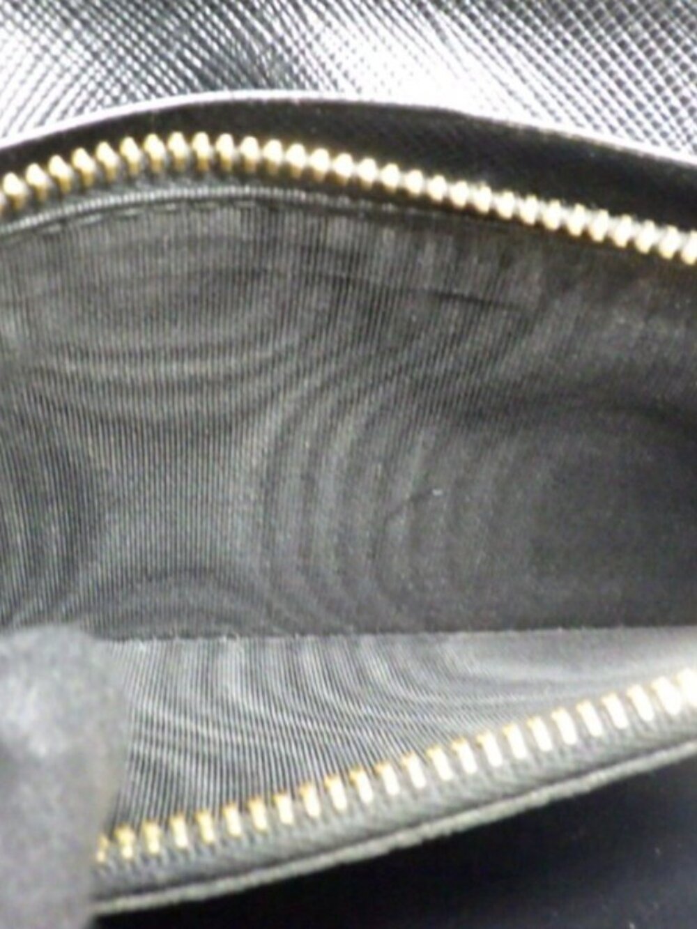 PRADA Saffiano Metal Long Wallet in Black - Picture 7 of 11